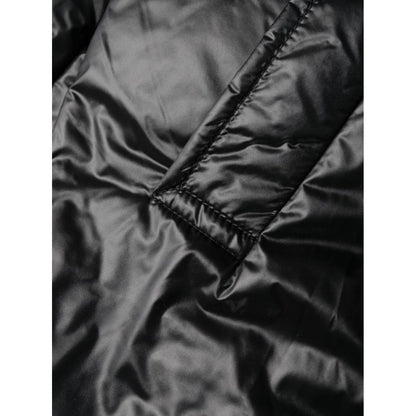 Saint Laurent Cassandre logo-embossed hooded raincoat Jackets