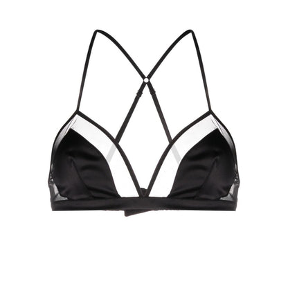 Dolce & Gabbana panelled tulle satin bra