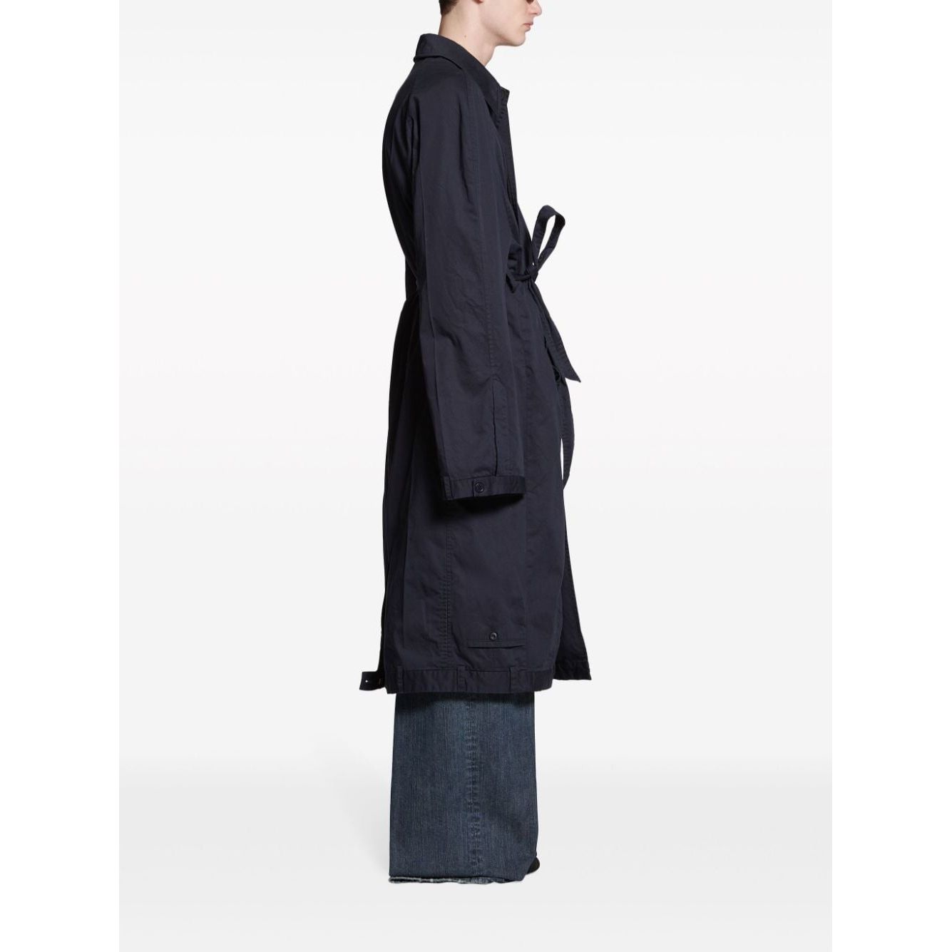 Balenciaga deconstructed cotton coat