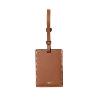 Burberry checkered luggage tag