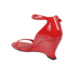 Ferragamo leather wedge sandals with open toe Sandals
