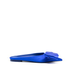 Ferragamo asymmetric-bow Satin Mules Sandals