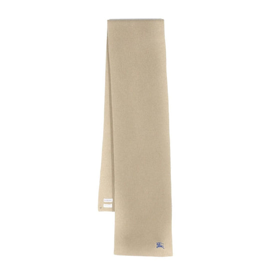 Burberry EKD-embroidered cashmere scarf