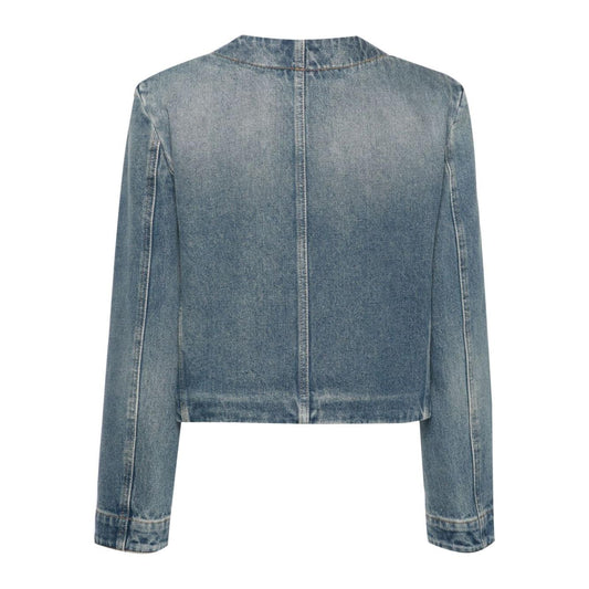 Givenchy Coats Clear Blue