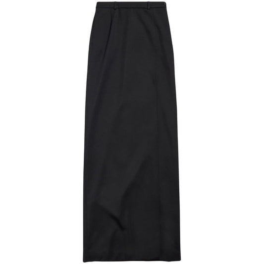 Balenciaga slit tailored maxi skirt