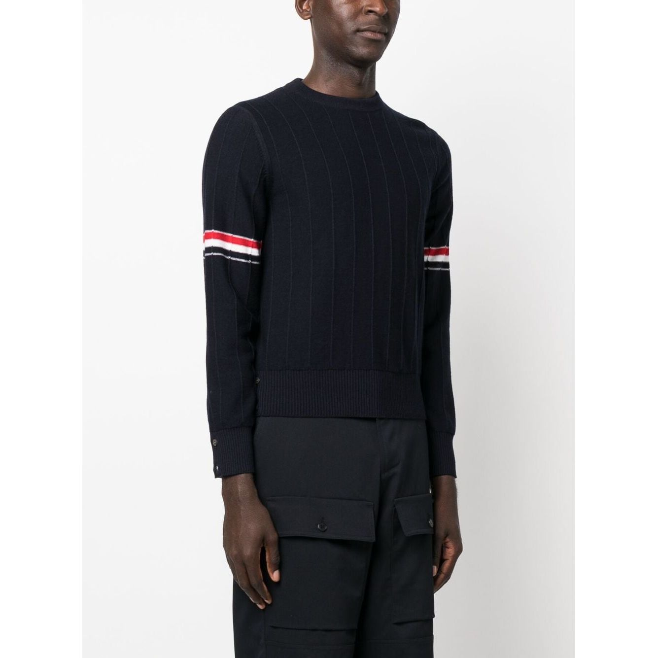 Thom Browne Sweaters Blue Topwear
