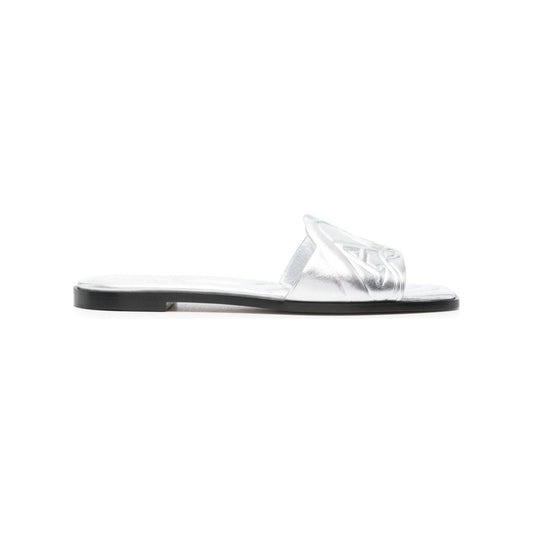 Alexander McQueen Slide sandals with embossed logo 780714WIF138100