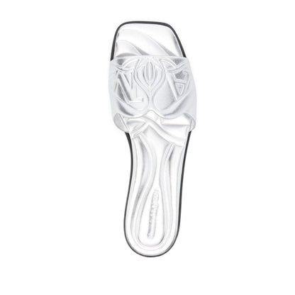 Alexander McQueen Slide sandals with embossed logo