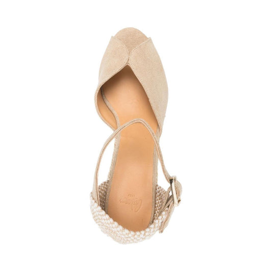 Castañer Castaner Flat shoes Beige