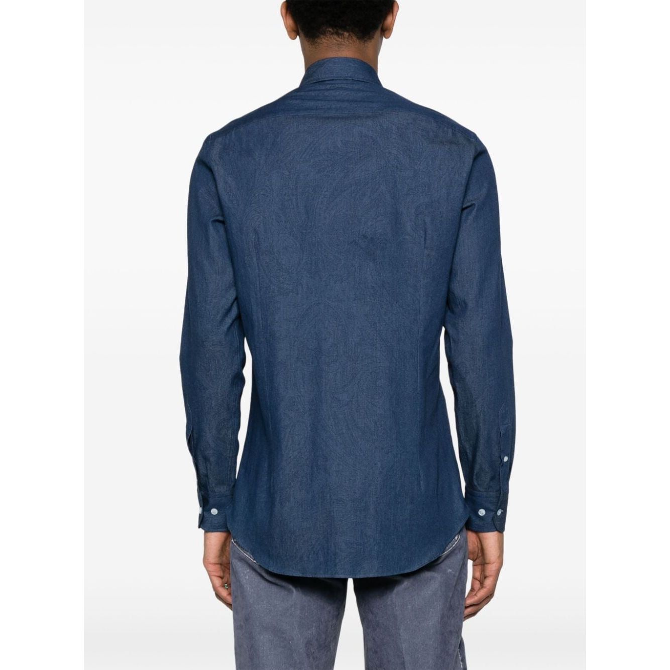 Etro Shirts Blue Shirts