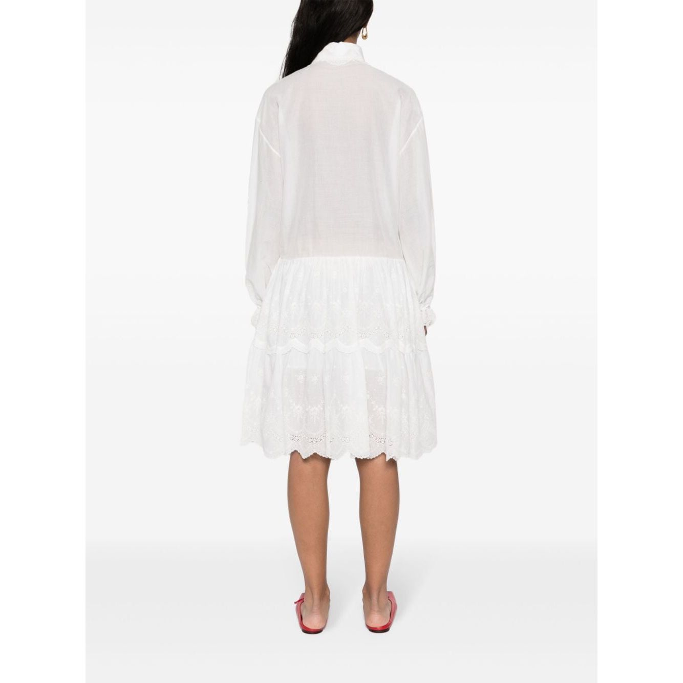Ermanno Scervino Embroidered shirt dress