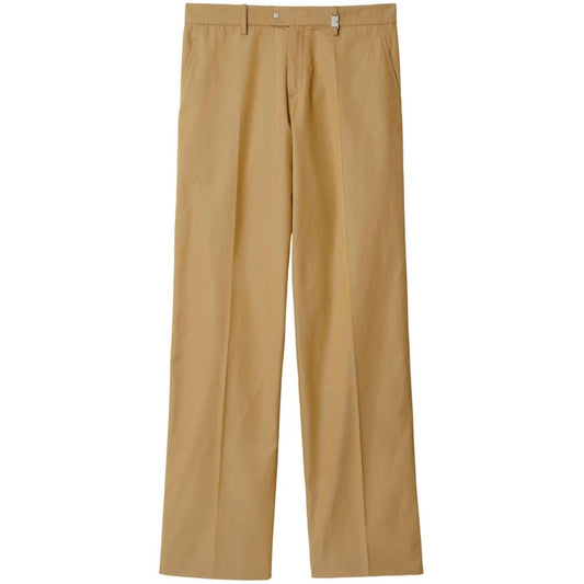 Burberry Straight-leg cotton trousers