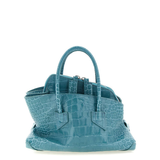 The Attico Blue Bovine Leather Handbag