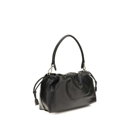 Fendi Black Calf Leather Bos Taurus Shoulder Bag