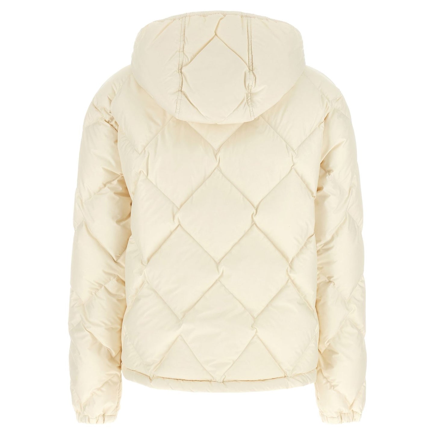 Moncler White Polyester Full-Length Jacket