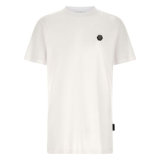 Philipp Plein White Cotton T-Shirt