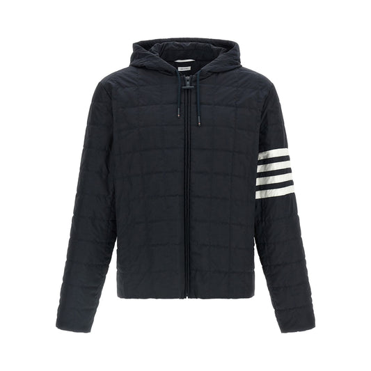 Thom Browne Blue Polyamide Shell Jacket