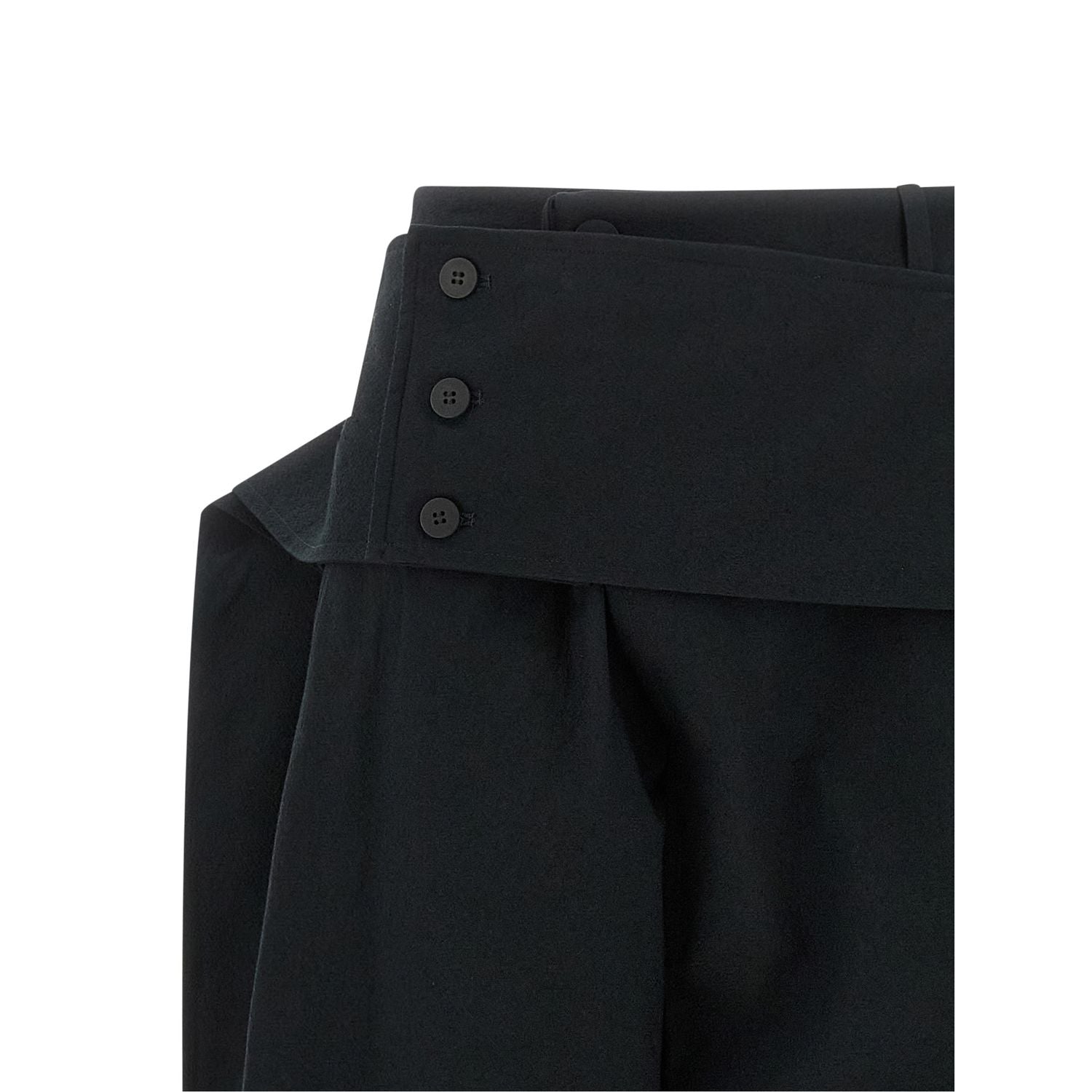 Issey Miyake Black Polyester Casual Pants