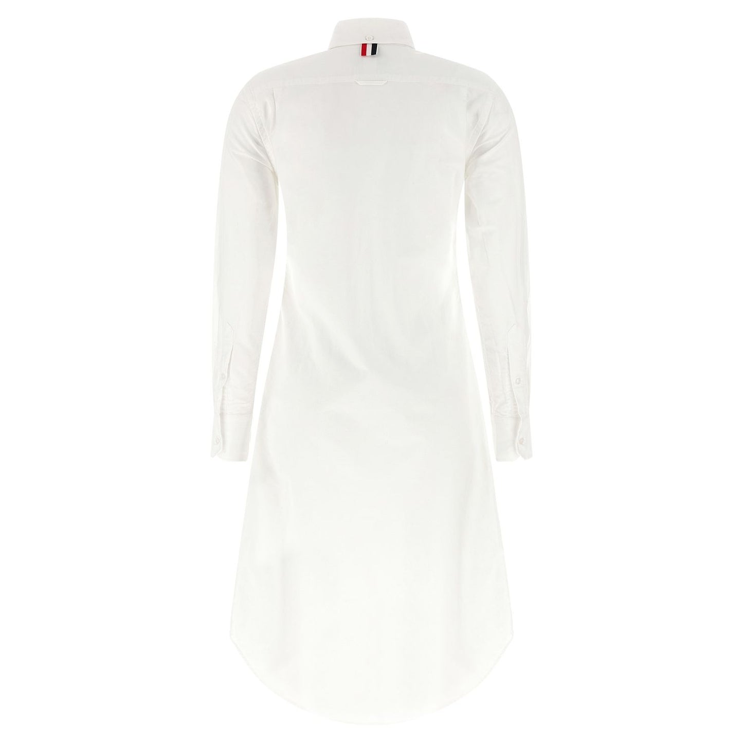 Thom Browne White Cotton Midi Skirt