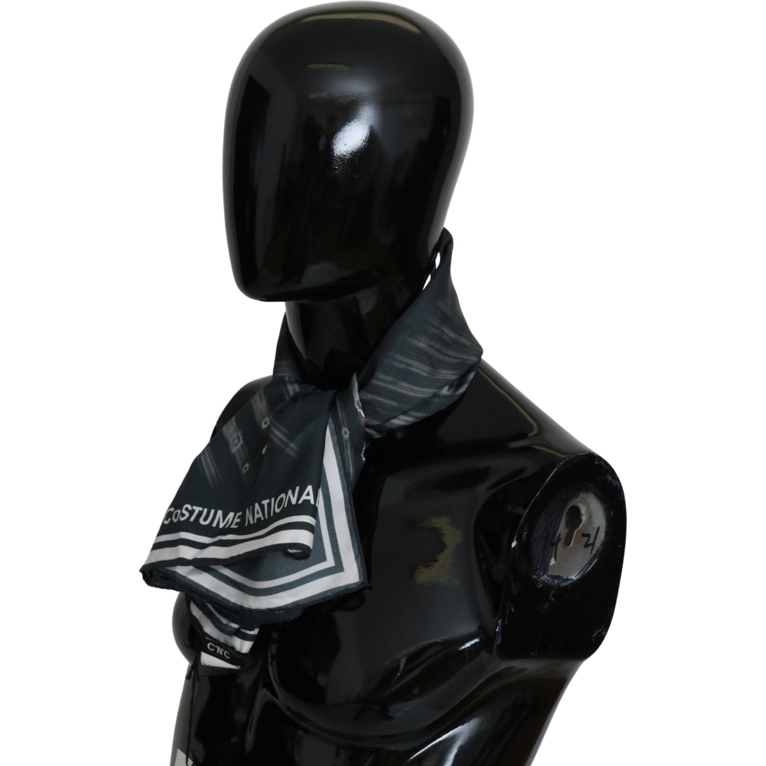 Costume National Blue Foulard Silk Women  Scarf