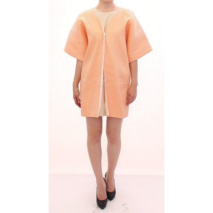 Andrea Incontri Pink Short Sleeves Jacket Coat Coats & Jackets