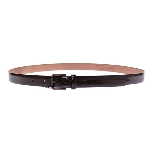 Dolce & Gabbana Brown Leather Logo Belt Cintura Belt GSB10272-90