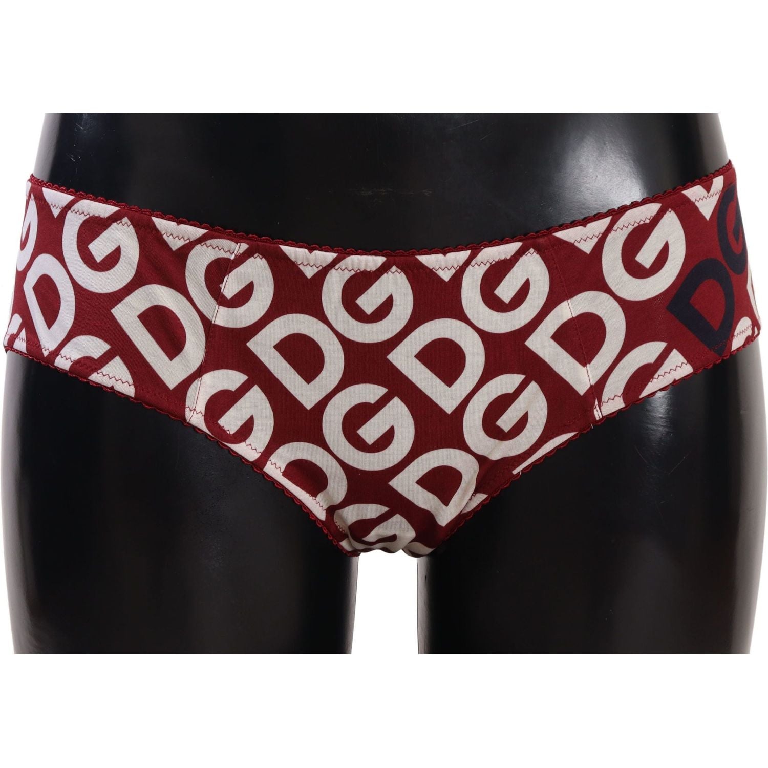 Dolce & Gabbana Multicolor DG Logo Print Slip Bottom Underwear