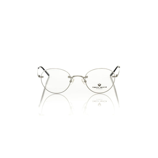 Frankie Morello Silver Metallic Fibre Glasses Frame