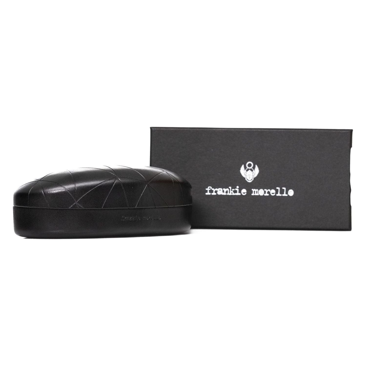 Frankie Morello White Acetate Men's Sunglass