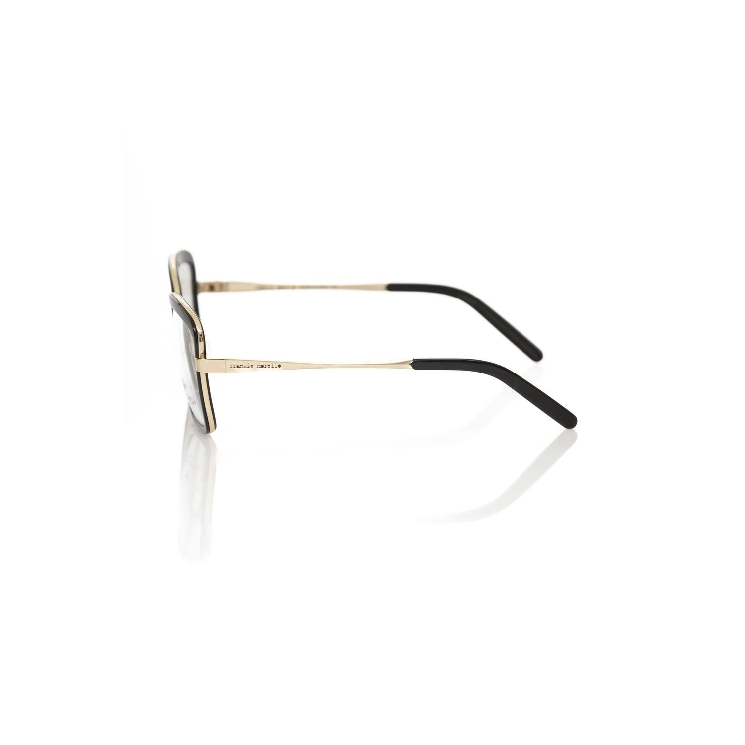 Frankie Morello Black Metallic Women's Eyeglass Frame