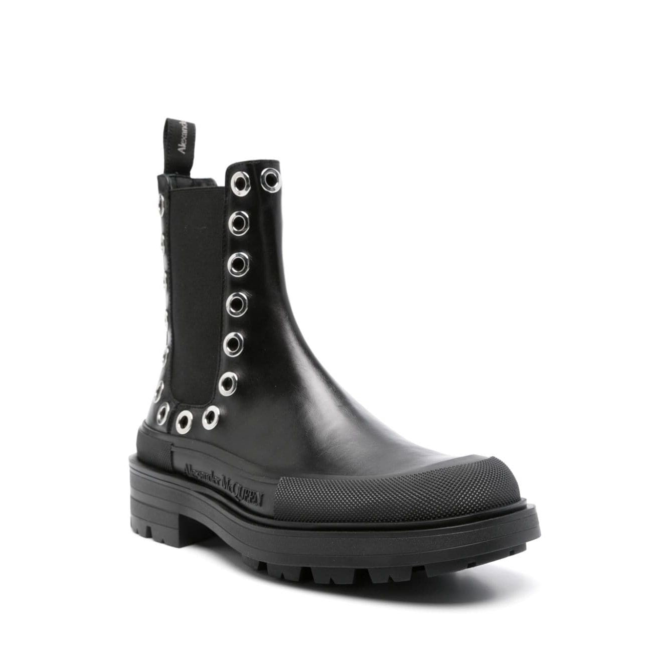 Alexander McQueen Chelsea Boots With Eyelets Boots