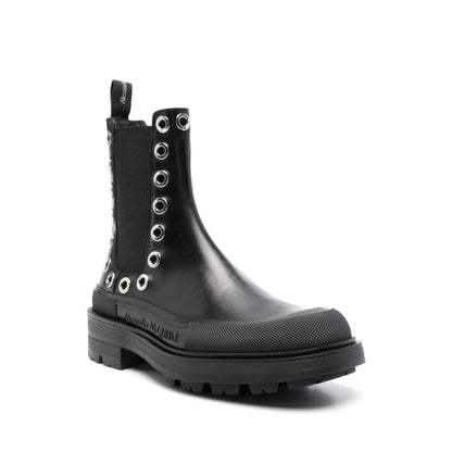 Alexander McQueen Chelsea Boots With Eyelets Boots