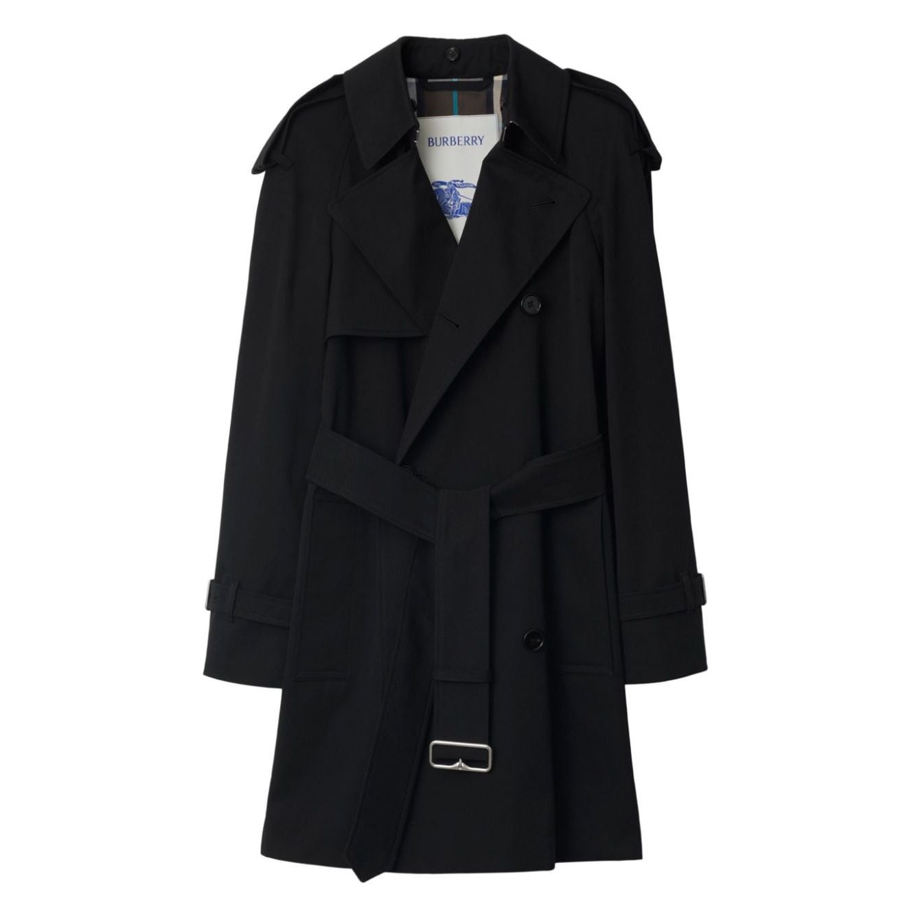 Burberry detachable-collar trench coat