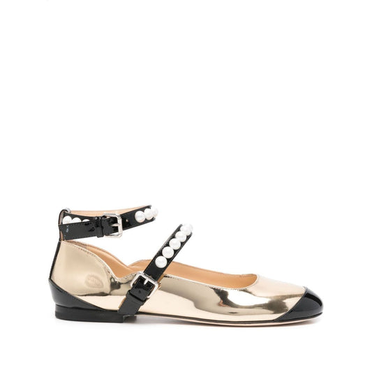 MACH & MACH Flat shoes Golden S0831010SPEC14