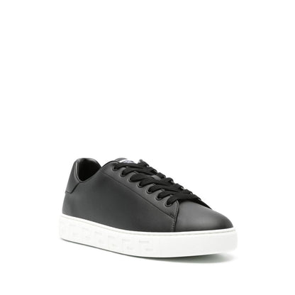 Versace greca faux leather sneakers