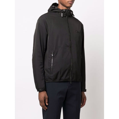 Emporio Armani water-repellent hooded jacket
