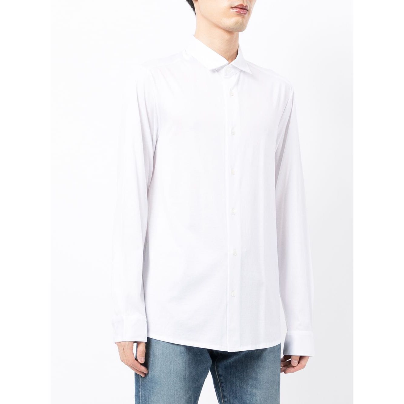 Emporio Armani jersey long-sleeve shirt