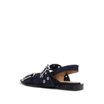 Ganni Denim Feminine Buckle Ballerinas S2797642-P25