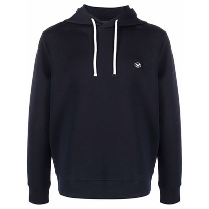 Emporio Armani long-sleeved Logo Patch Hoodie