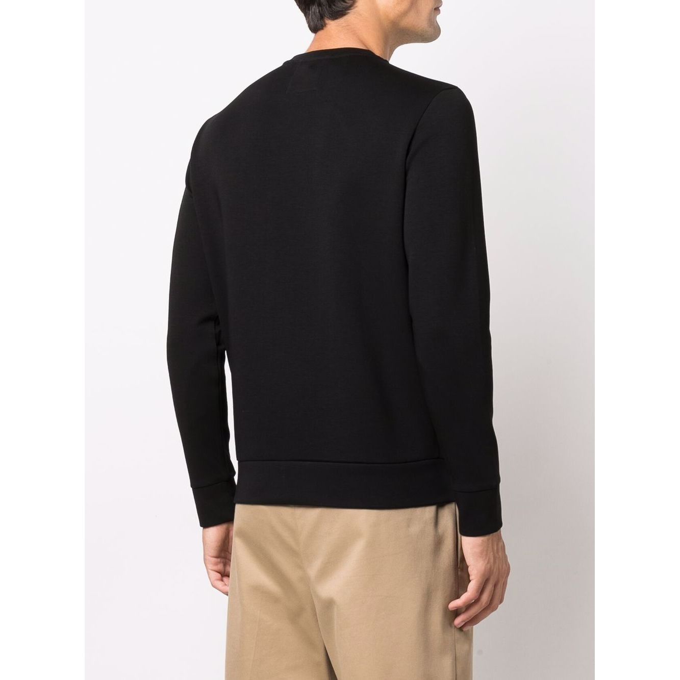 Emporio Armani logo-patch crew-neck Sweatshirt
