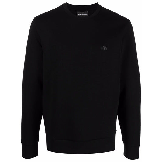 Emporio Armani logo-patch crew-neck Sweatshirt