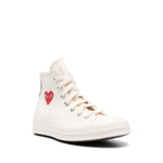 Comme Des Garcons x Converse Sneakers PLAY Chuck 70 "Cream" Sneakers
