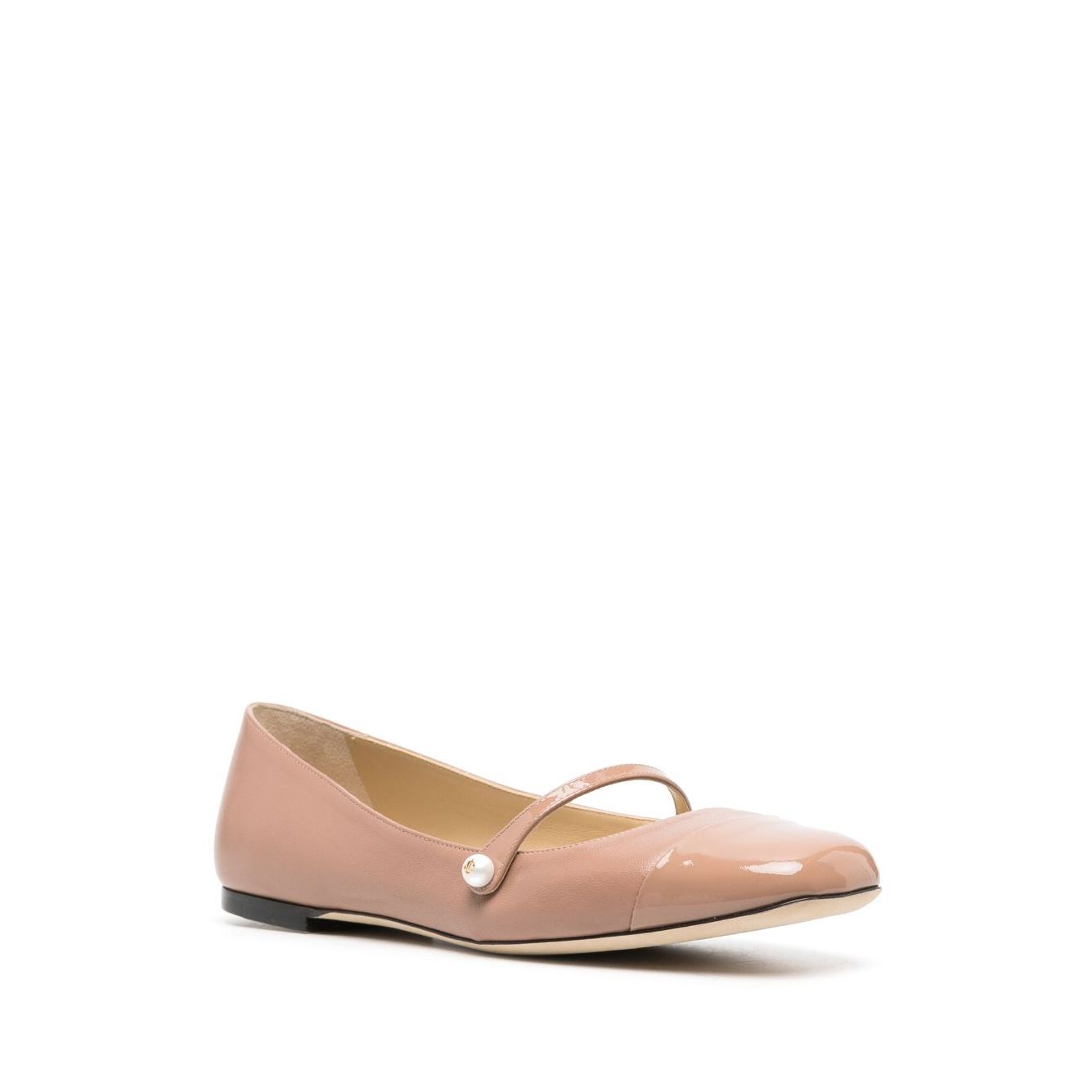 Jimmy Choo Elisa leather ballerina shoes Flat Shoes