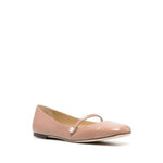 Jimmy Choo Elisa leather ballerina shoes Flat Shoes
