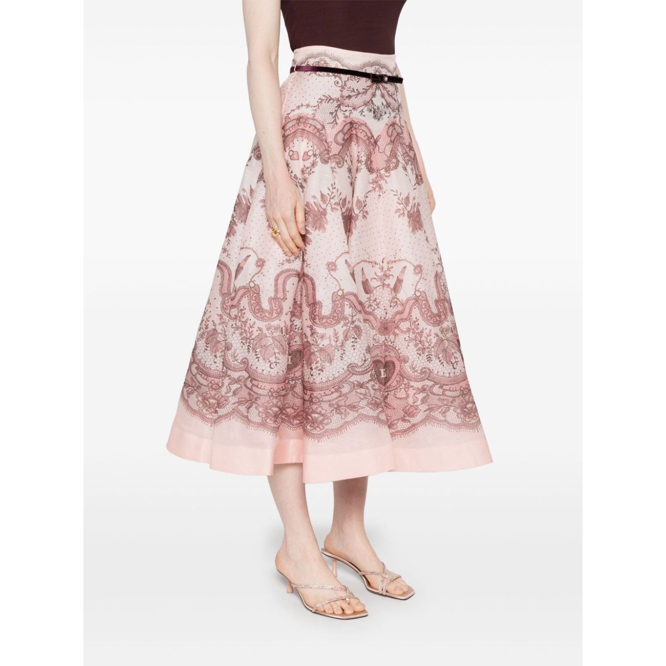 Zimmermann Crush midi skirt Skirts