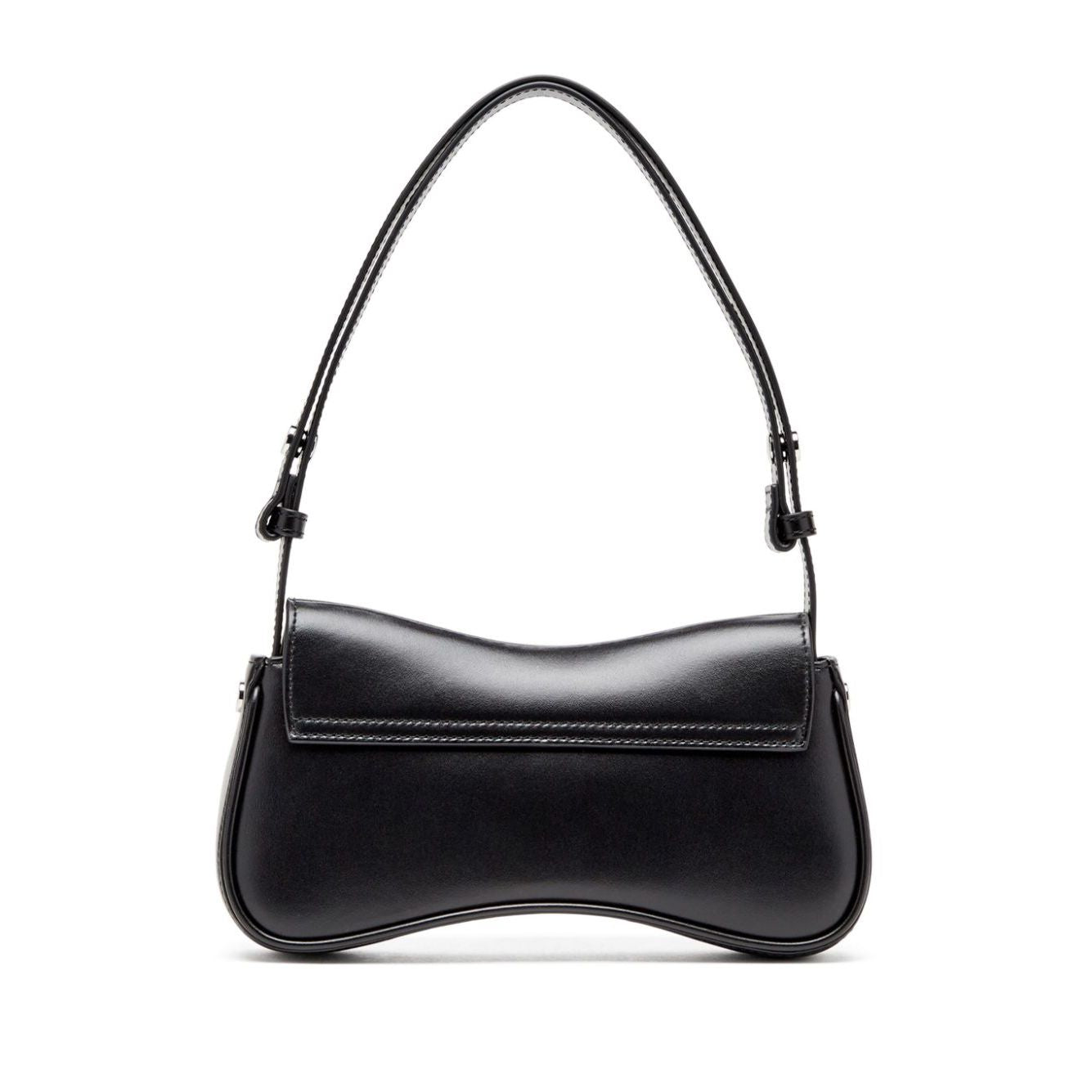 Diesel Play-Semi gloss leather shoulder bag