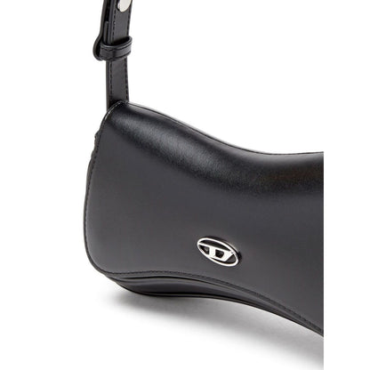 Diesel Play-Semi gloss leather shoulder bag
