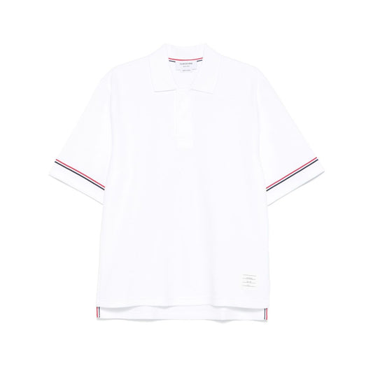 Thom Browne T-shirts and Polos White Topwear