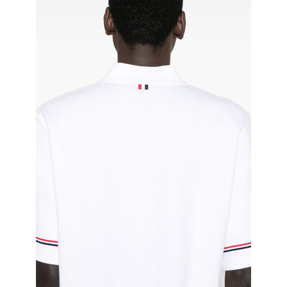 Thom Browne T-shirts and Polos White Topwear