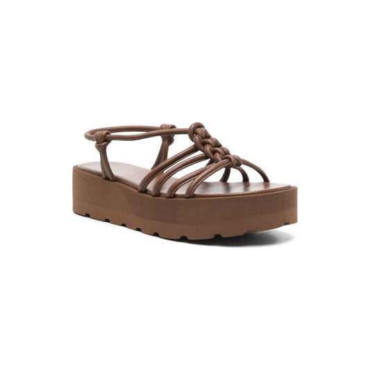 Gianvito Rossi Sandals Leather Brown G3252205GOMNAPCUOI-P25